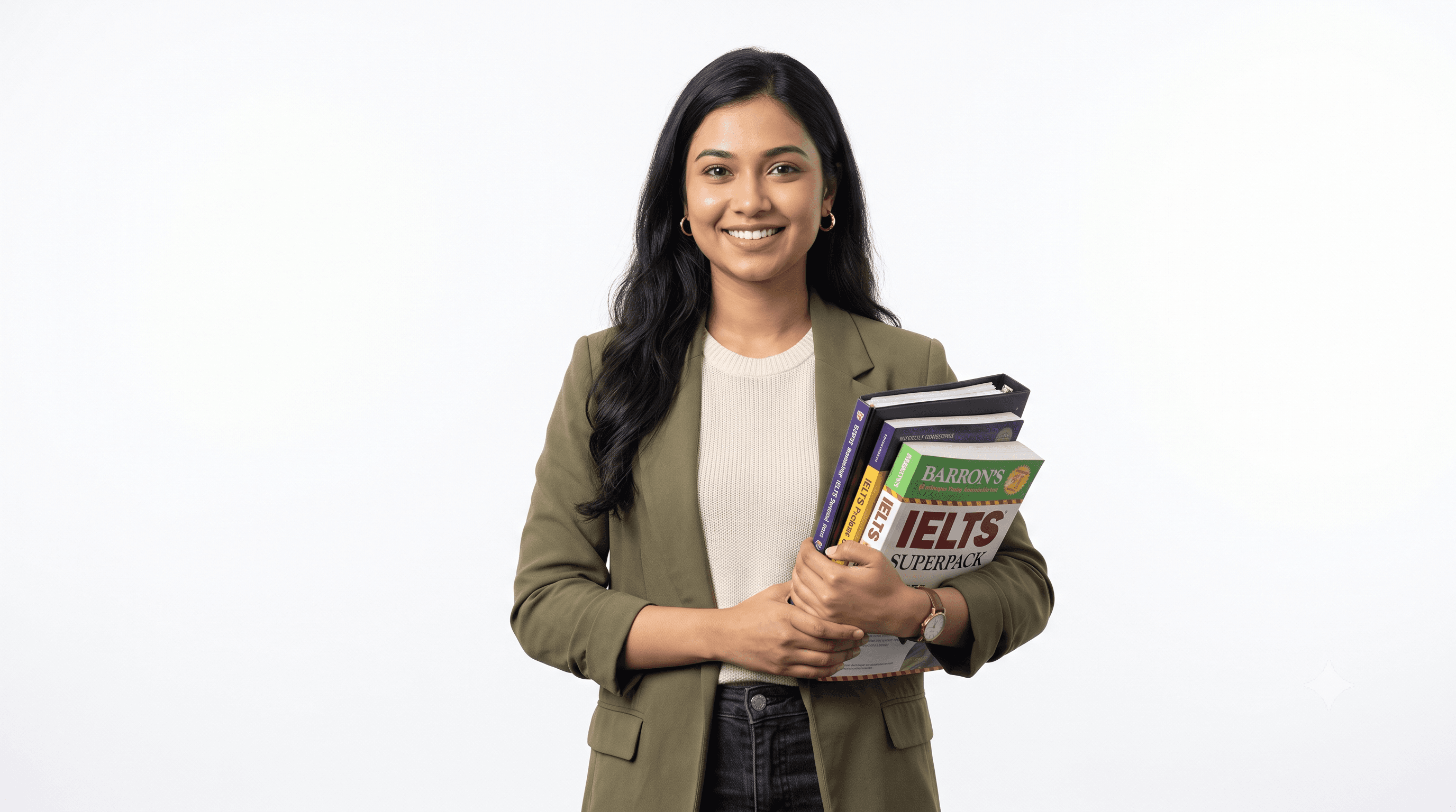 বই হাতে একজন তরুণীর প্রতীকী ছবি
